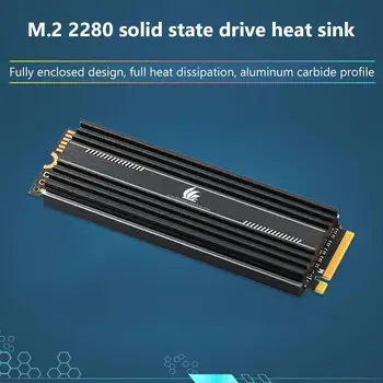 Drenaj passiv sovutish sovutgichi M. 2 SSD sovutgich sovutgichi 2280 qattiq holatdagi qattiq Disk Radiator alyuminiy termal Pad